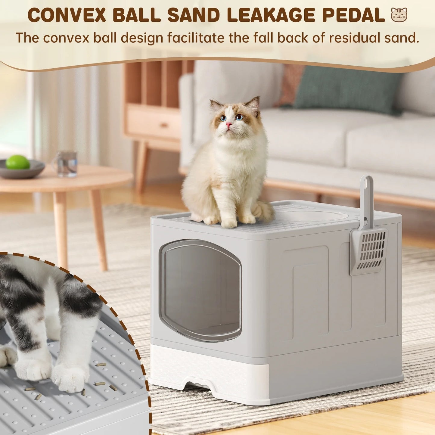 Disposable Litter Boxes for Cats, Large Sized 5-Pack, Disposable Cat Litter Box for Rabbits, Guinea Pigs, Small Animals or Travel, Extra Thick, Very Sturdy and Durable and Water Resistant