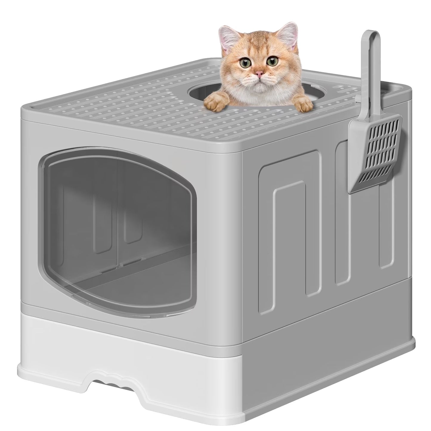 Disposable Litter Boxes for Cats, Large Sized 5-Pack, Disposable Cat Litter Box for Rabbits, Guinea Pigs, Small Animals or Travel, Extra Thick, Very Sturdy and Durable and Water Resistant